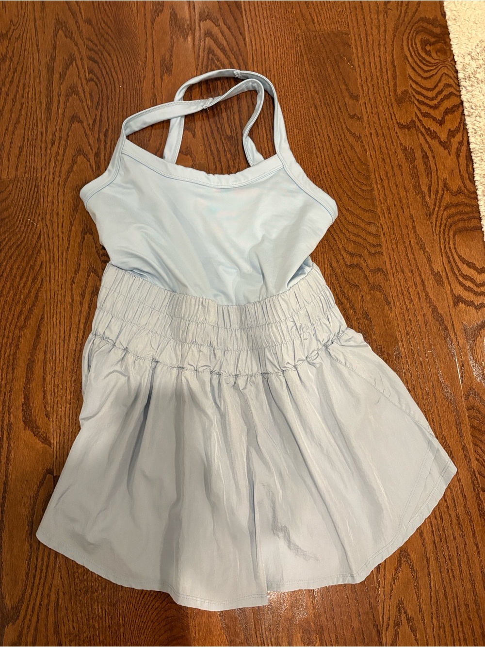 Free people movement way home skortsie light blue L